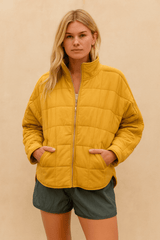 Emilia | Lightweight Compact Zip Puffer Jacket