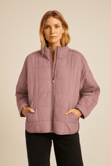 Emilia | Lightweight Compact Zip Puffer Jacket