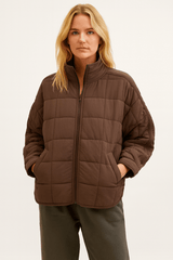 Emilia | Lightweight Compact Zip Puffer Jacket