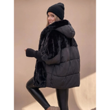 Marina | Quilted Winter Jacket with Plush Hood