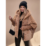 Marina | Quilted Winter Jacket with Plush Hood