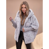 Marina | Quilted Winter Jacket with Plush Hood