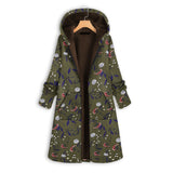 Cynthia | Elegant Long Hooded Womens Coat