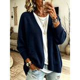 Camille | Women's Relaxed Open-Front Knit Cardigan
