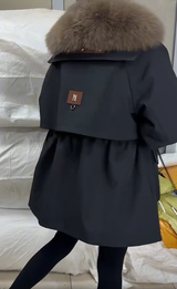 Mirella | Women's Quilted Jacket with Plush Collar