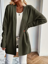 Amelia | Women's Relaxed Open Front Knit Cardigan