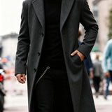 Adrian | Men's Long Trench Coat