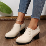 Quinn | Retro Women’s Block-Heel Shoes
