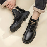 Alaric | Men's High-Top Lace-Up Boots