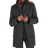 Camila | Women's Long Button-Front Coat
