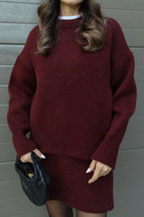 Vivian | Two-Piece Sweater and Skirt Set