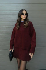 Vivian | Two-Piece Sweater and Skirt Set