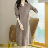 Priscilla | Elegant Knit Midi Dress