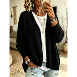 Camille | Women's Relaxed Open-Front Knit Cardigan