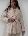 Madeline | Quilted Belted Winter Coat for Women