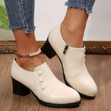 Quinn | Retro Women’s Block-Heel Shoes