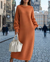 Caroline | Oversized Knit Dress with Balloon Sleeves