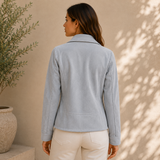 Charlotte | Women's Classic Biker Jacket with Asymmetrical Zip