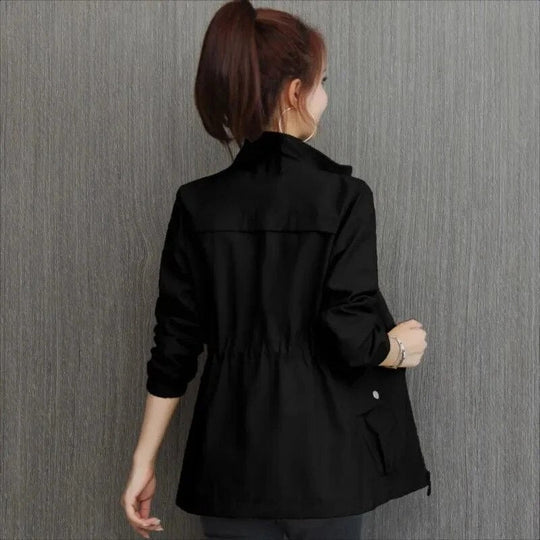 Elena | Women's Cinched-Waist Trench Jacket