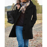 Vivienne | Women's Tailored Turn-Down Collar Coat