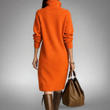 Danielle | Soft Knit Midi Dress with Button Placket