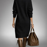 Danielle | Soft Knit Midi Dress with Button Placket
