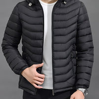 Christopher | Lightweight Hooded Quilted Puffer Jacket