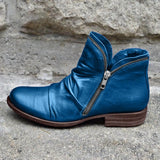 Selena | Women’s Ankle Boots with Double Zipper