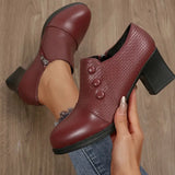 Quinn | Retro Women’s Block-Heel Shoes