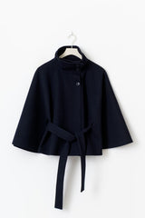 Addison | Women's Elegant Belted Cape Coat