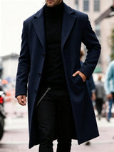 Adrian | Men's Long Trench Coat
