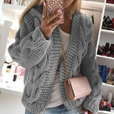 Nora | Chunky-Knit Open-Front Cardigan for Women