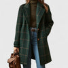 Fiona | Classic Plaid Wool-Look Coat for Women
