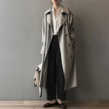 Elowen | Long Water-Repellent Double-Breasted Trench Coat