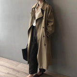 Elowen | Long Water-Repellent Double-Breasted Trench Coat