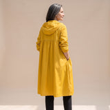 Amelia | Long Hooded Trench Coat with Belt