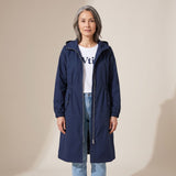 Annie | Long Hooded Trench Coat for Women