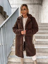 Beatrice | Camel Trench Coat with Notched Lapel