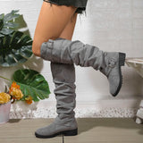 Stella | Women’s Over-the-Knee Boots with Flat Block Heel