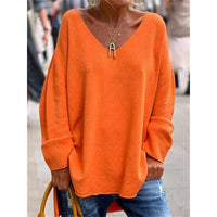 Ruby | Oversized V-Neck Sweater for Women