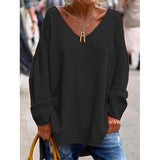 Ruby | Oversized V-Neck Sweater for Women