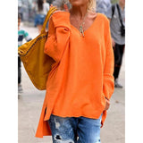 Ruby | Oversized V-Neck Sweater for Women