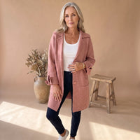 Frieda | Oversized Longline Knit Cardigan for Women