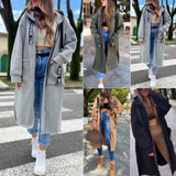 Marlene | Oversized Long Hooded Coat for Women