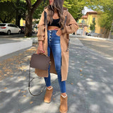 Marlene | Oversized Long Hooded Coat for Women