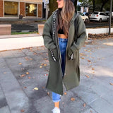 Marlene | Oversized Long Hooded Coat for Women