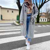 Marlene | Oversized Long Hooded Coat for Women