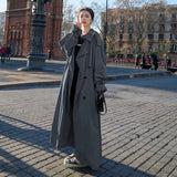 Mila | Oversized Double-Breasted Trench Coat for Women