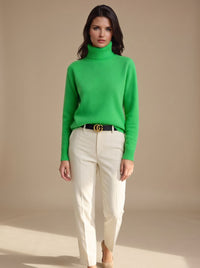Greta | Classic Turtleneck Sweater with a Relaxed Fit
