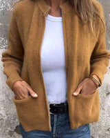 Clara | Relaxed-Fit Knit Cardigan with Zip Closure